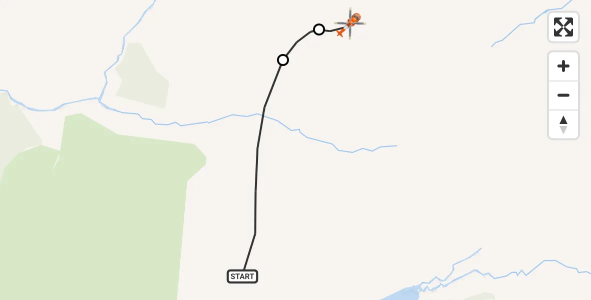 Flight route Coastguard Helicopter Torcuileainn - Coire Dhorrcail, 14 May 2026, 14:56