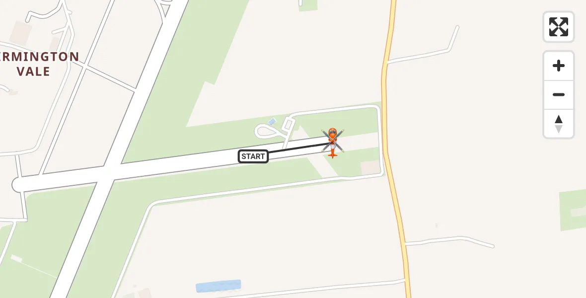 Flight route Coastguard Helicopter Humberside Airport - Humberside Airport, 15 May 2026, 00:56