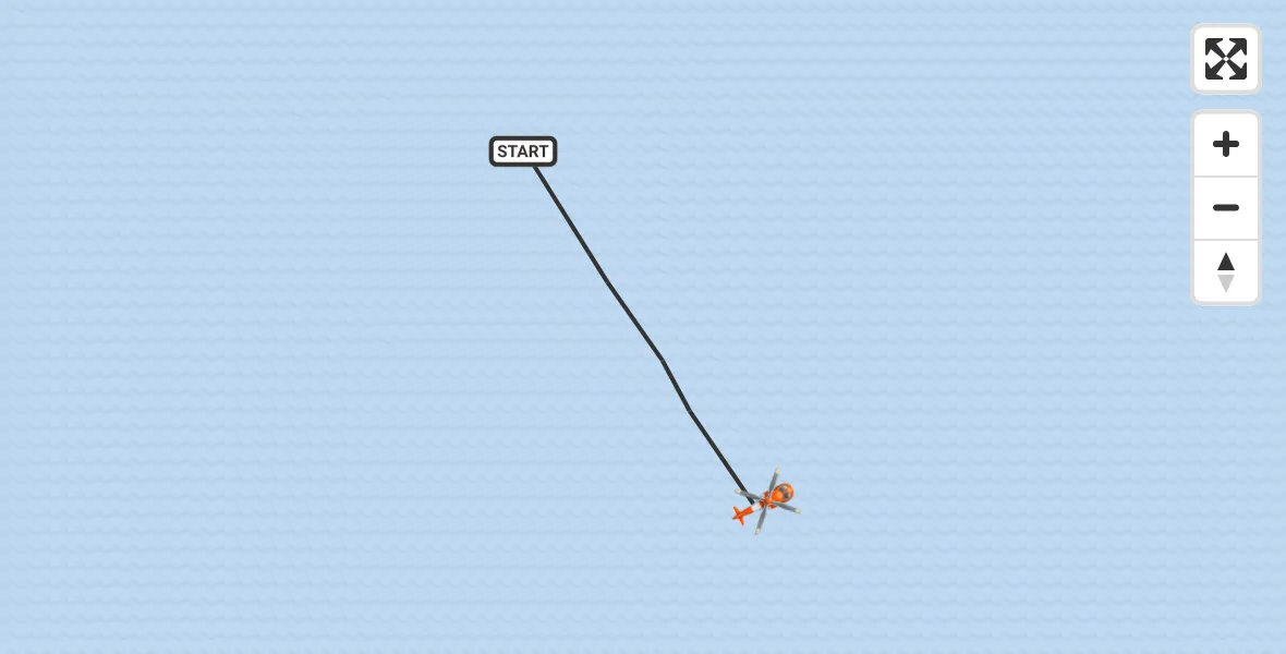 Flight route Coastguard Helicopter North Sea - North Sea, 15 May 2026, 09:38