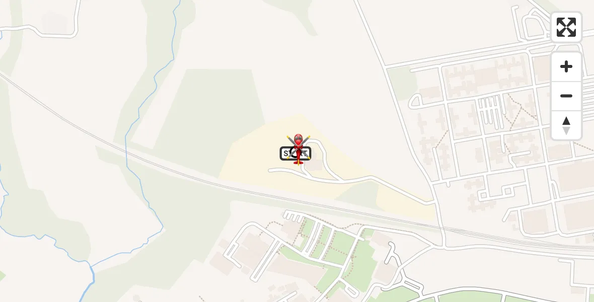 Flight route Air Ambulance Helicopter RAF Cosford - Tong, 15 May 2026, 15:19