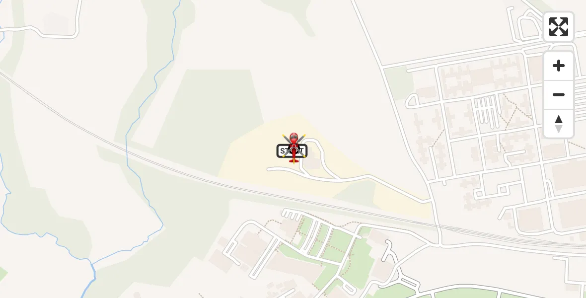 Flight route Air Ambulance Helicopter RAF Cosford - Tong, 17 May 2026, 06:53