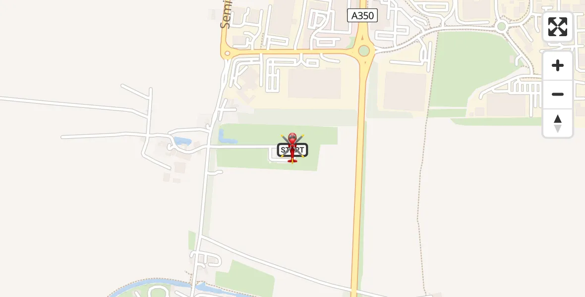 Flight route Air Ambulance Helicopter Wiltshire Air Ambulance - Wiltshire Air Ambulance, 17 May 2026, 11:10