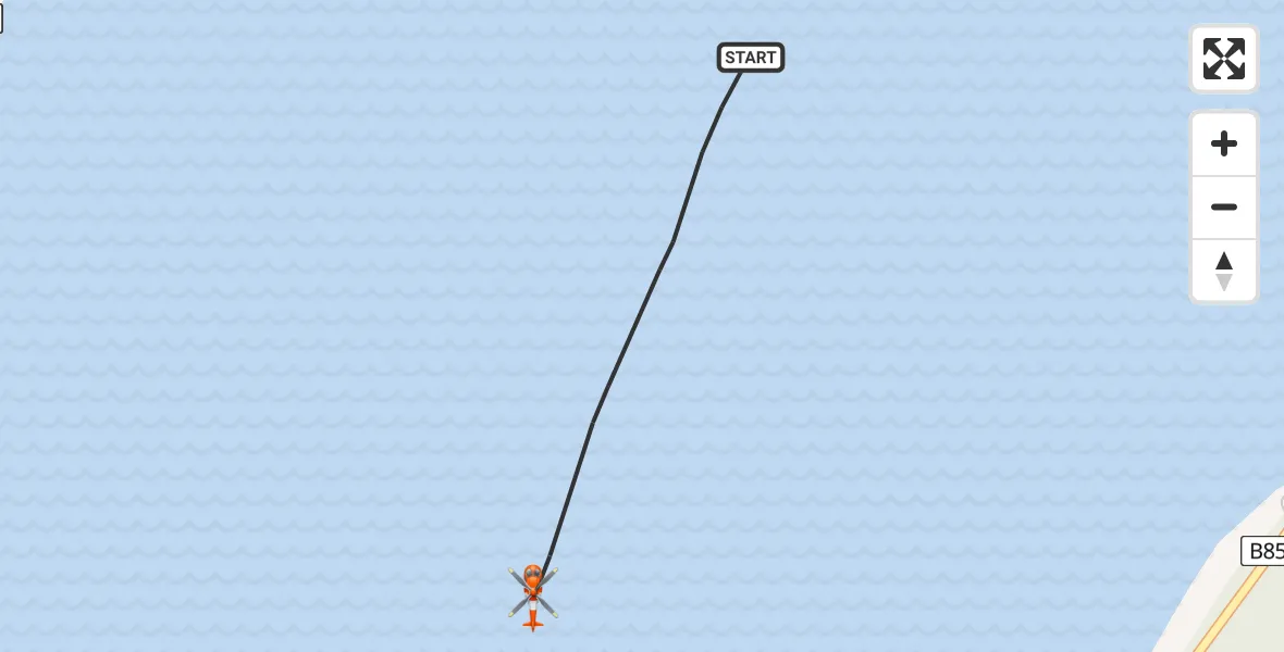 Flight route Coastguard Helicopter Loch Ness - Loch Ness, 17 May 2026, 14:15