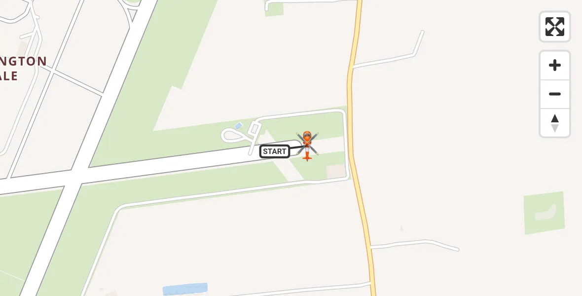 Flight route Coastguard Helicopter Humberside Airport - Humberside Airport, 17 May 2026, 14:56