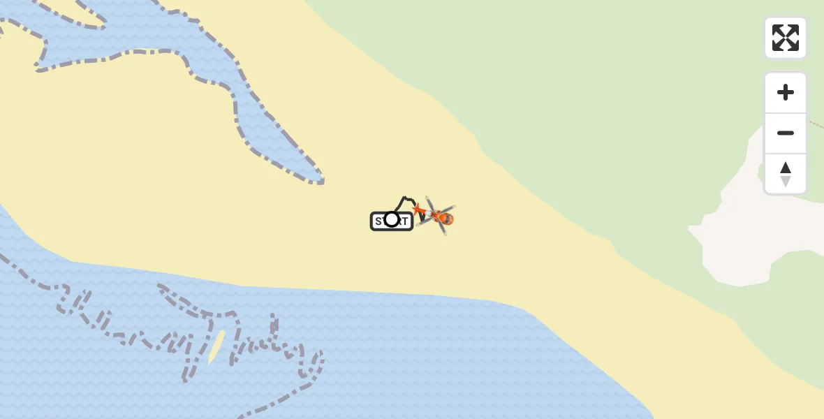 Flight route Coastguard Helicopter Rhosyr - Pen-Lôn, 19 May 2026, 10:03