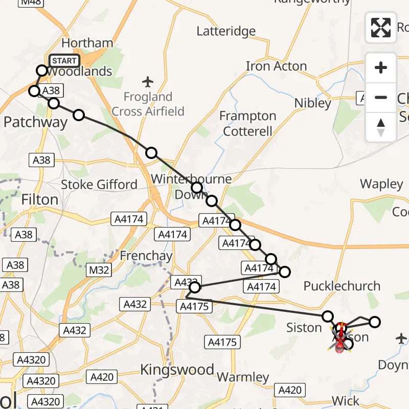 Air Ambulance Helicopter to Abson, Lodge Road | 19 May 2026 14:10 ...