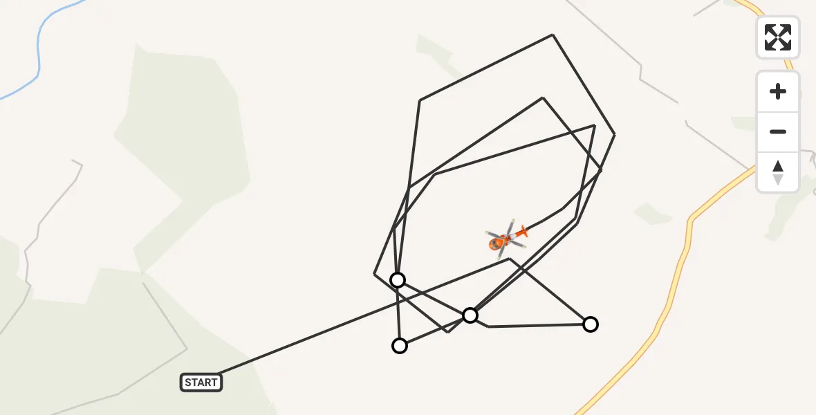 Flight route Coastguard Helicopter Askerton - Askerton, 20 May 2026, 13:45