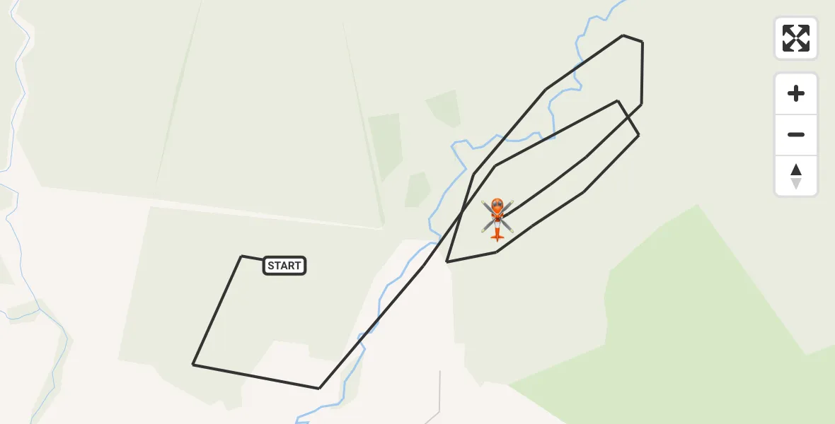 Flight route Coastguard Helicopter Bewcastle - Bewcastle, 20 May 2026, 14:38