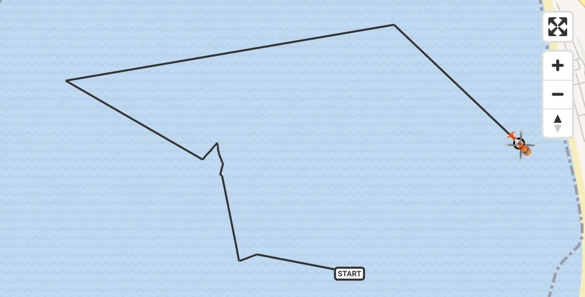 Flight route Coastguard Helicopter Inner Seas - Benderloch, 20 May 2026, 14:45