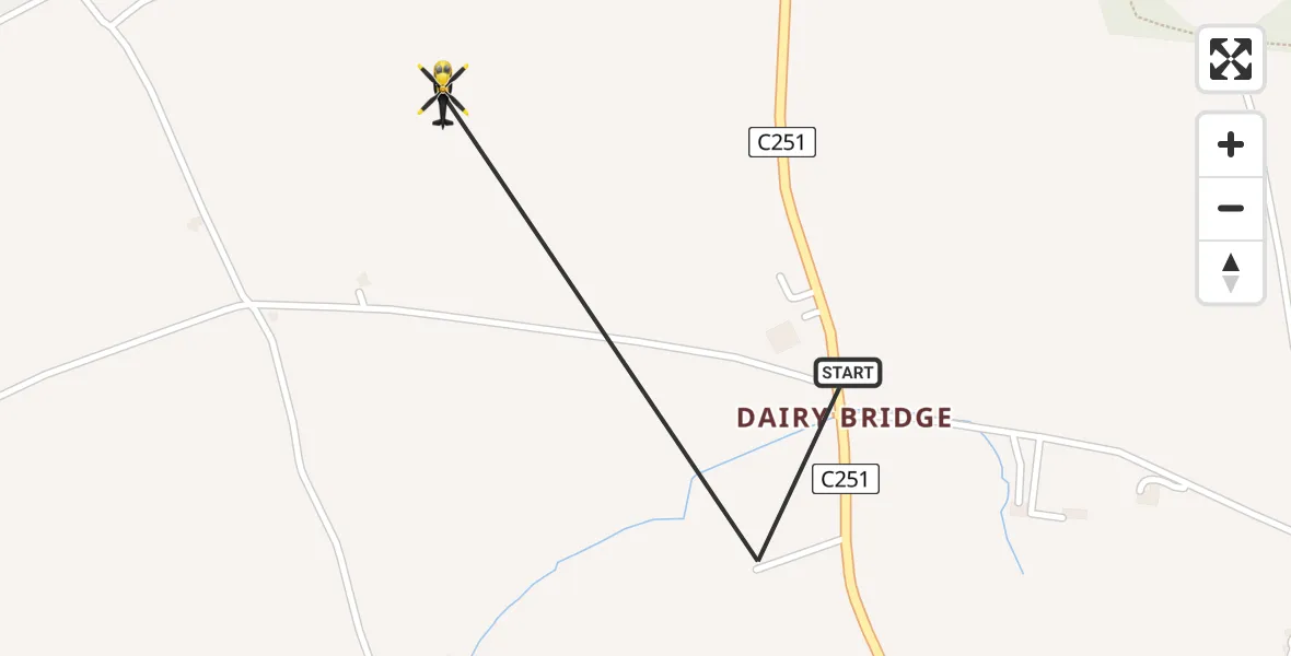 Flight route Police Helicopter Newtownards - Newtownards, 21 May 2026, 09:56