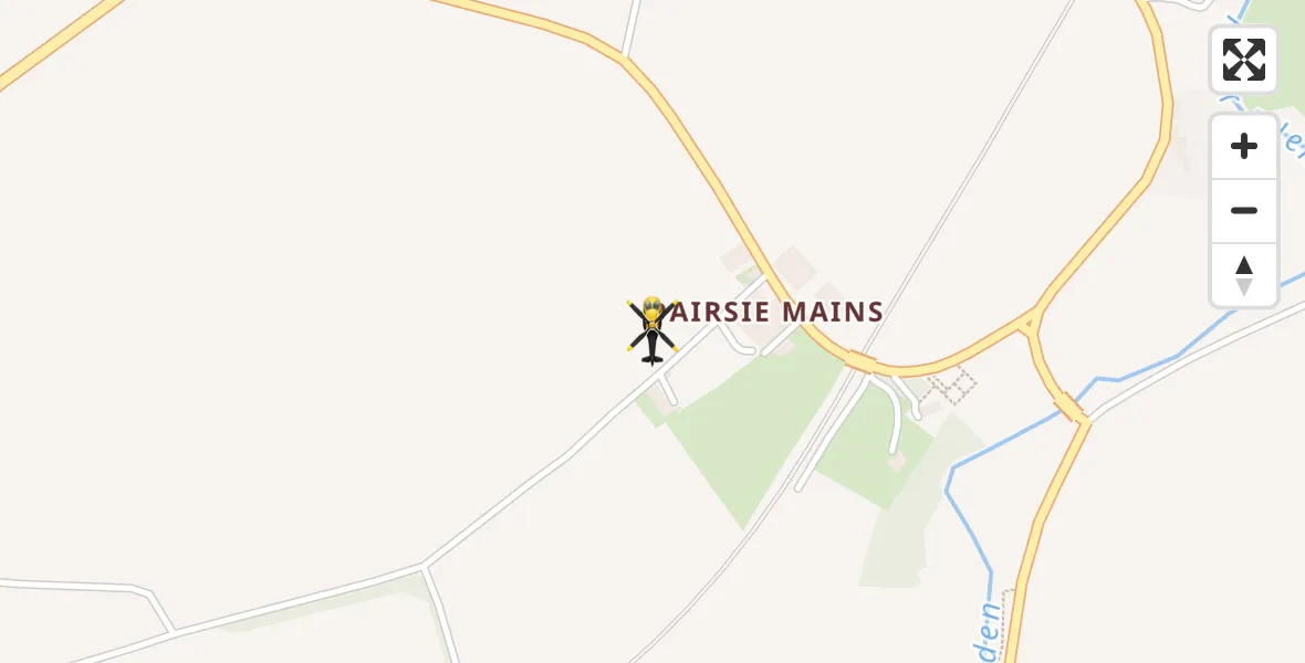 Flight route Police Helicopter Dairsie - Dairsie, 21 May 2026, 14:32