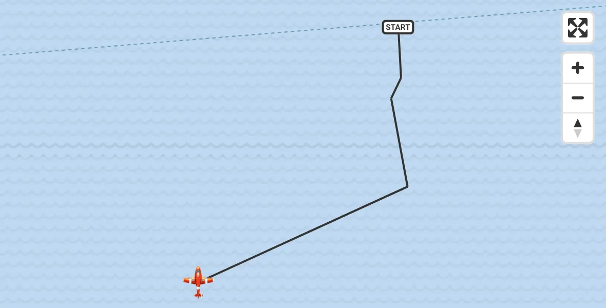 Flight route Coastguard Drone English Channel - English Channel, 22 May 2026, 08:51