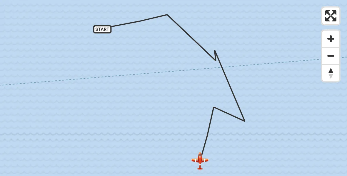 Flight route Coastguard Drone English Channel - English Channel, 22 May 2026, 08:55