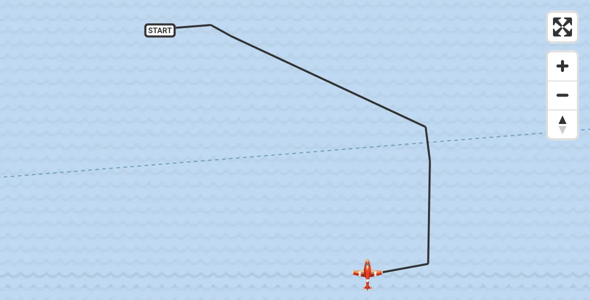 Flight route Coastguard Drone English Channel - English Channel, 22 May 2026, 09:04