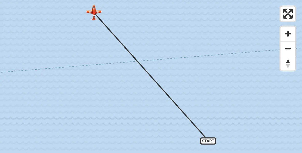 Flight route Coastguard Drone English Channel - English Channel, 22 May 2026, 09:27
