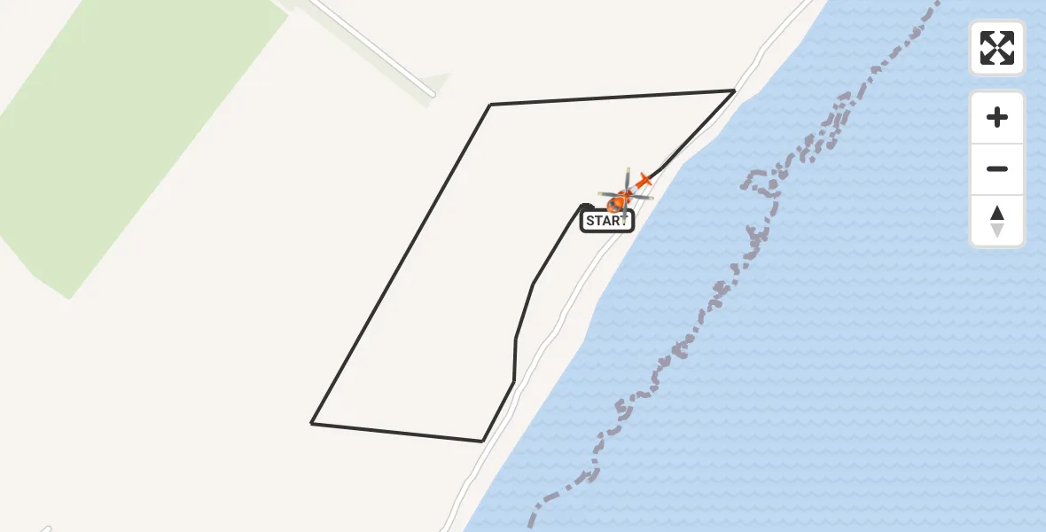 Flight route Coastguard Helicopter Hilton of Cadboll - Hilton of Cadboll, 22 May 2026, 15:02