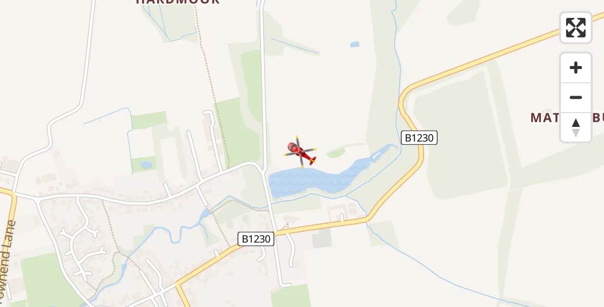 Flight route Air Ambulance Helicopter North Cave - North Cave, 22 May 2026, 16:49