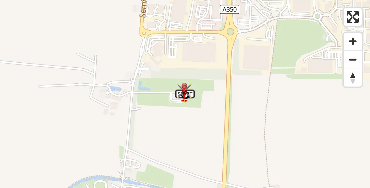 Flight route Air Ambulance Helicopter Wiltshire Air Ambulance - Wiltshire Air Ambulance, 23 May 2026, 07:42
