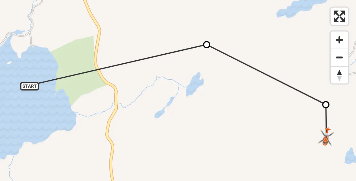 Flight route Coastguard Helicopter Tuimisgearraidh - Tuimisgearraidh, 23 May 2026, 09:40