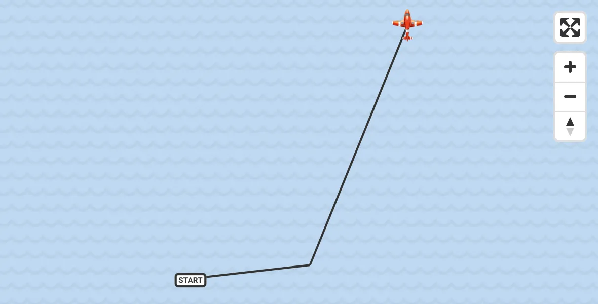 Flight route Coastguard Drone Noordzee - Noordzee, 23 May 2026, 10:16