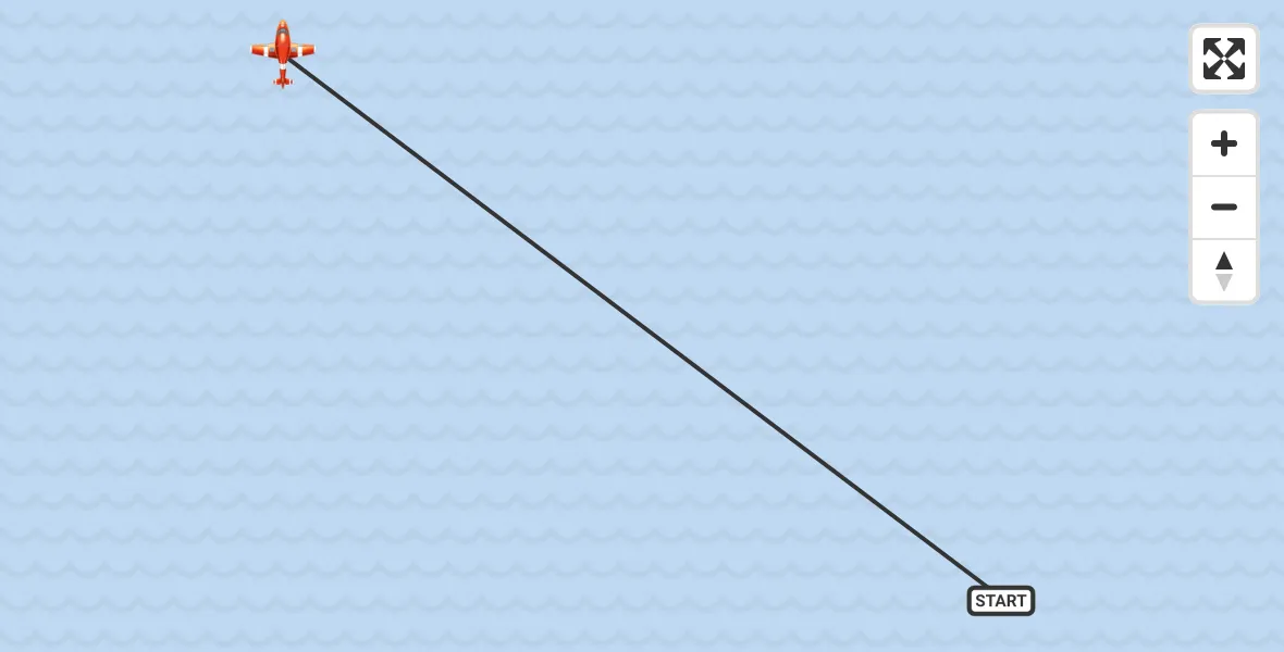 Flight route Coastguard Drone Noordzee - North Sea, 23 May 2026, 11:00