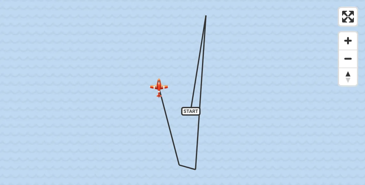 Flight route Coastguard Drone Noordzee - Noordzee, 23 May 2026, 11:06