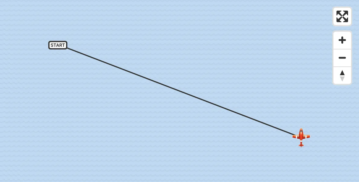 Flight route Coastguard Drone North Sea - Noordzee, 23 May 2026, 11:17