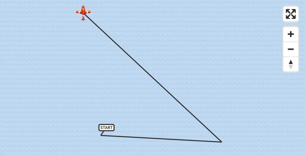 Flight route Coastguard Drone Noordzee - North Sea, 23 May 2026, 11:20