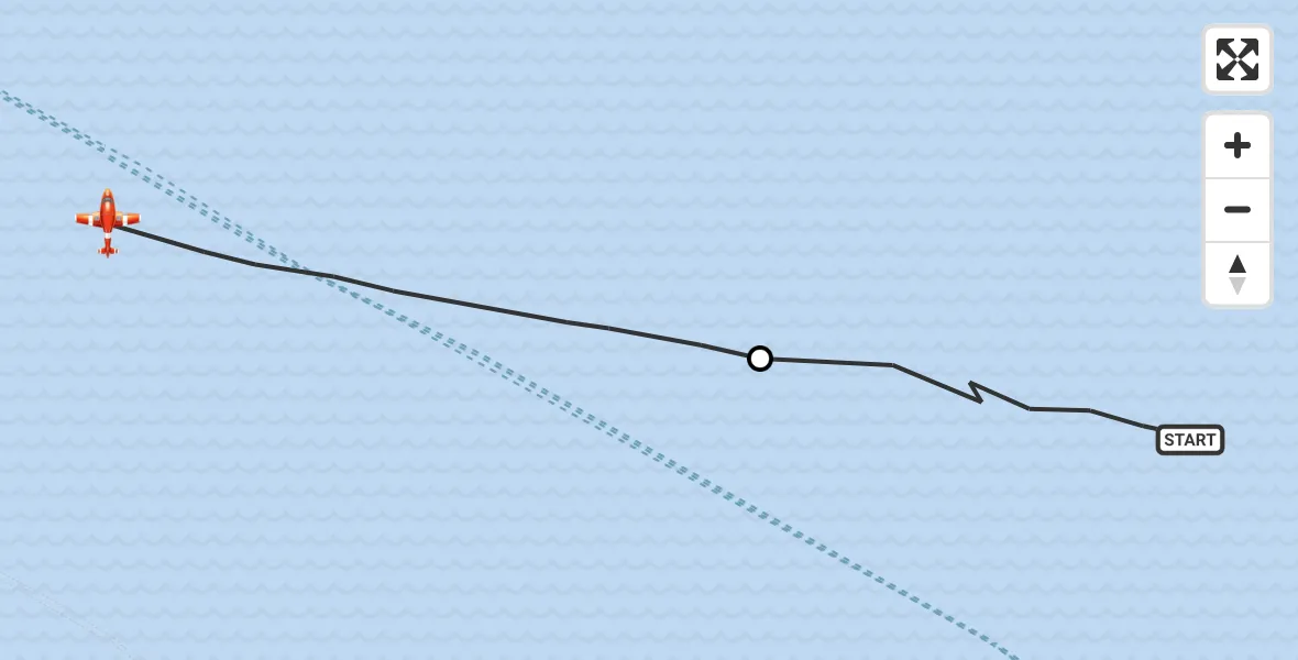 Flight route Coastguard Drone North Sea - English Channel, 23 May 2026, 11:37