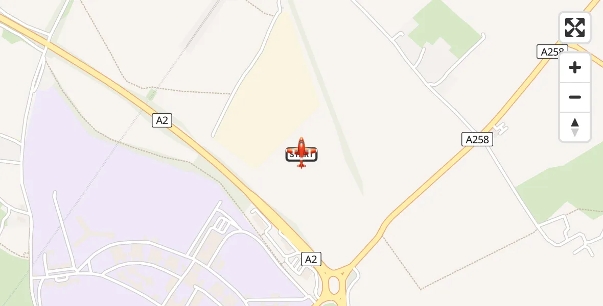 Flight route Coastguard Drone Dover - Dover, 23 May 2026, 11:51