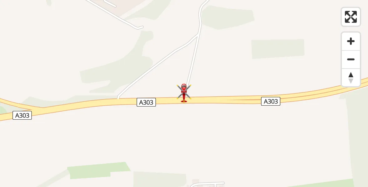 Flight route Air Ambulance Helicopter Bulford - Bulford, 23 May 2026, 17:14