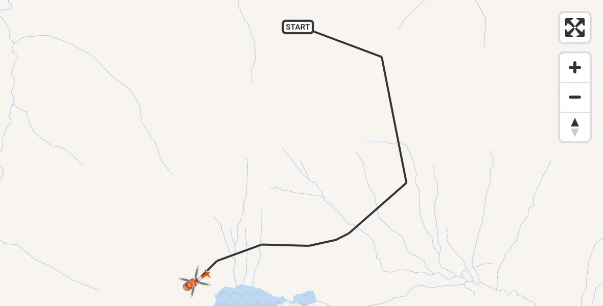Flight route Coastguard Helicopter Perth and Kinross - Perth and Kinross, 23 May 2026, 20:31