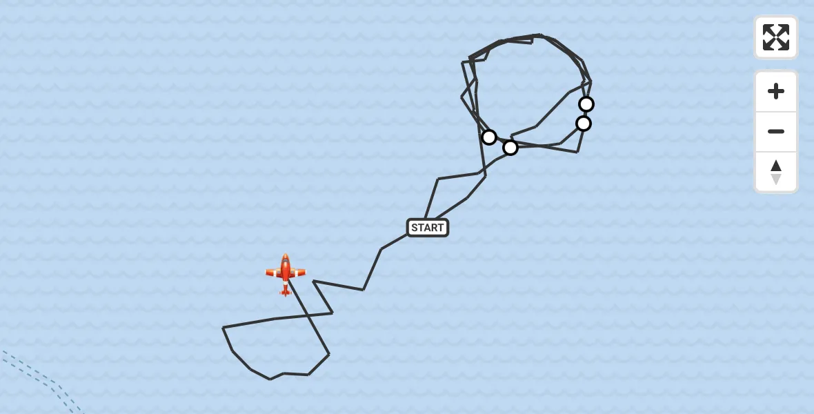 Flight route Coastguard Drone North Sea - North Sea, 24 May 2026, 04:39