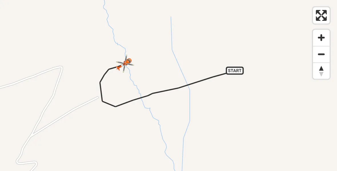 Flight route Coastguard Helicopter Craggantoul - Craggantoul, 24 May 2026, 11:01