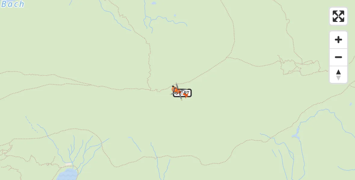 Flight route Coastguard Helicopter Beddgelert - Beddgelert, 24 May 2026, 13:02