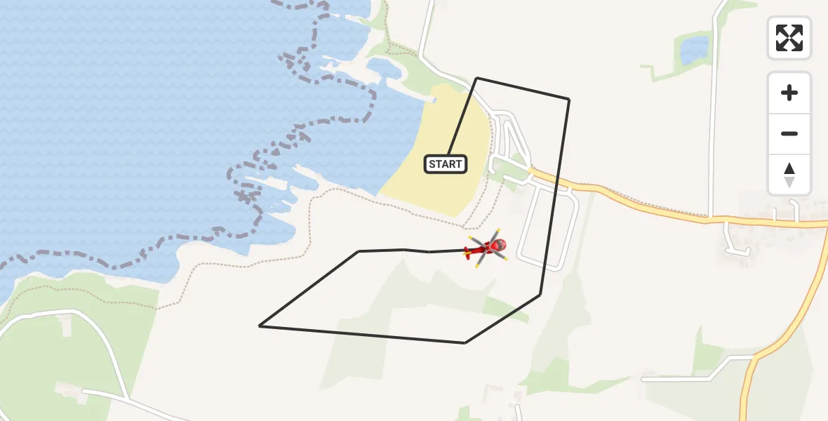 Flight route Air Ambulance Helicopter Angle - Angle, 24 May 2026, 15:01