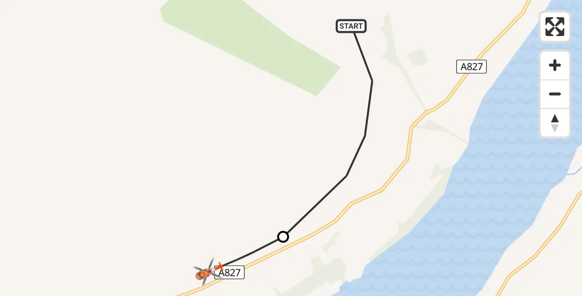 Flight route Coastguard Helicopter Milton - Lawers, 24 May 2026, 16:26