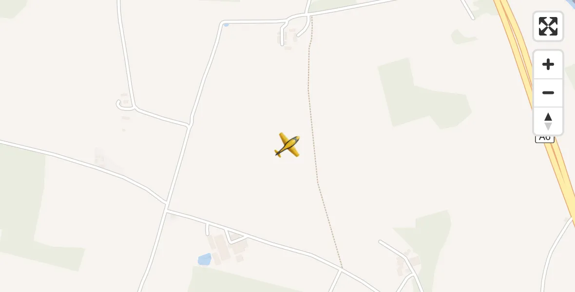 Flight route Police Aircraft Long Whatton - Long Whatton, 24 May 2026, 22:53