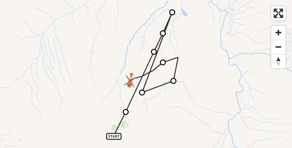 Flight route Coastguard Helicopter Basteir's Tooth - Coire Riabhach, 25 May 2026, 12:24