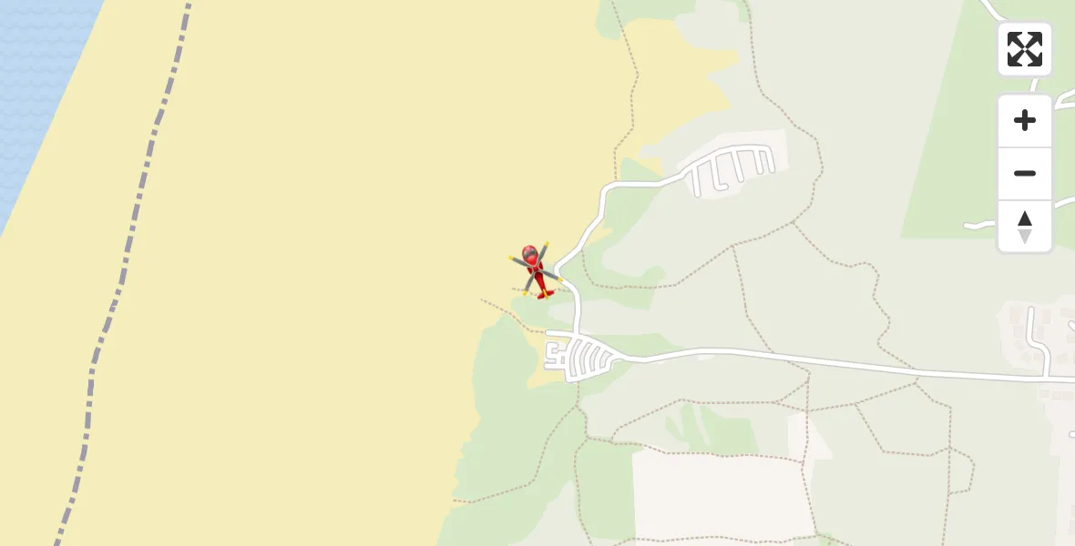 Flight route Air Ambulance Helicopter Sefton - Sefton, 25 May 2026, 14:42
