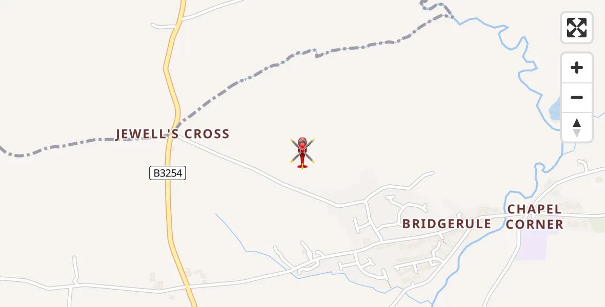 Flight route Air Ambulance Helicopter Torridge - Torridge, 25 May 2026, 20:52