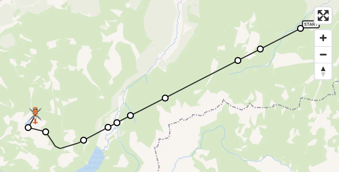 Flight route Coastguard Helicopter Fir Hillock - Lochnagar, 26 May 2026, 09:47