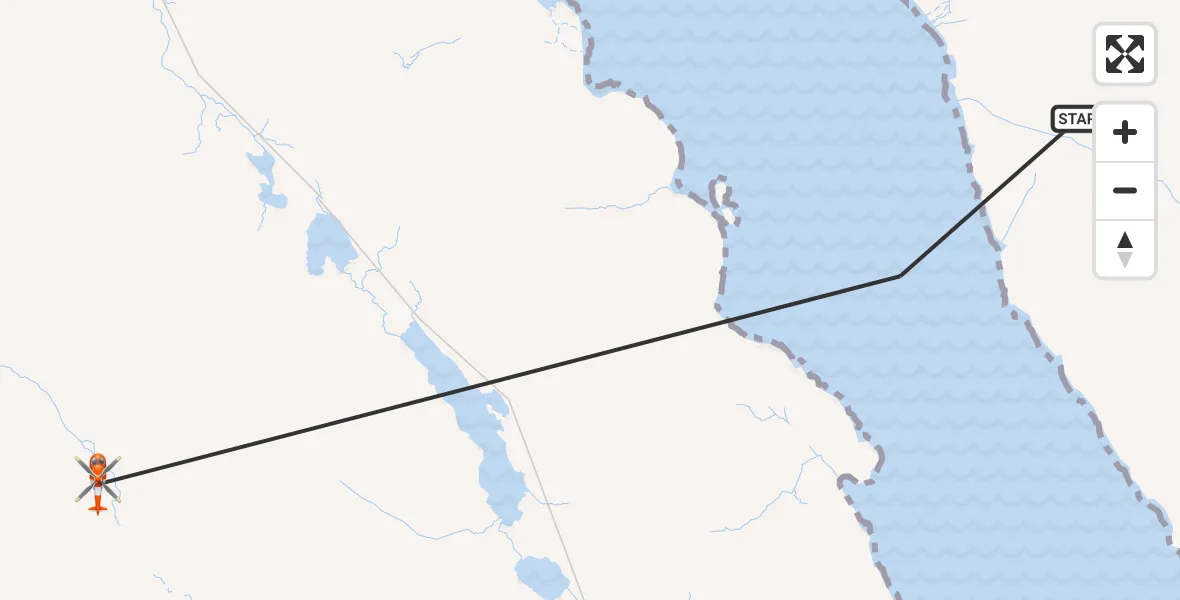 Flight route Coastguard Helicopter Creag Mhurchaidh - Màraig, 26 May 2026, 14:08