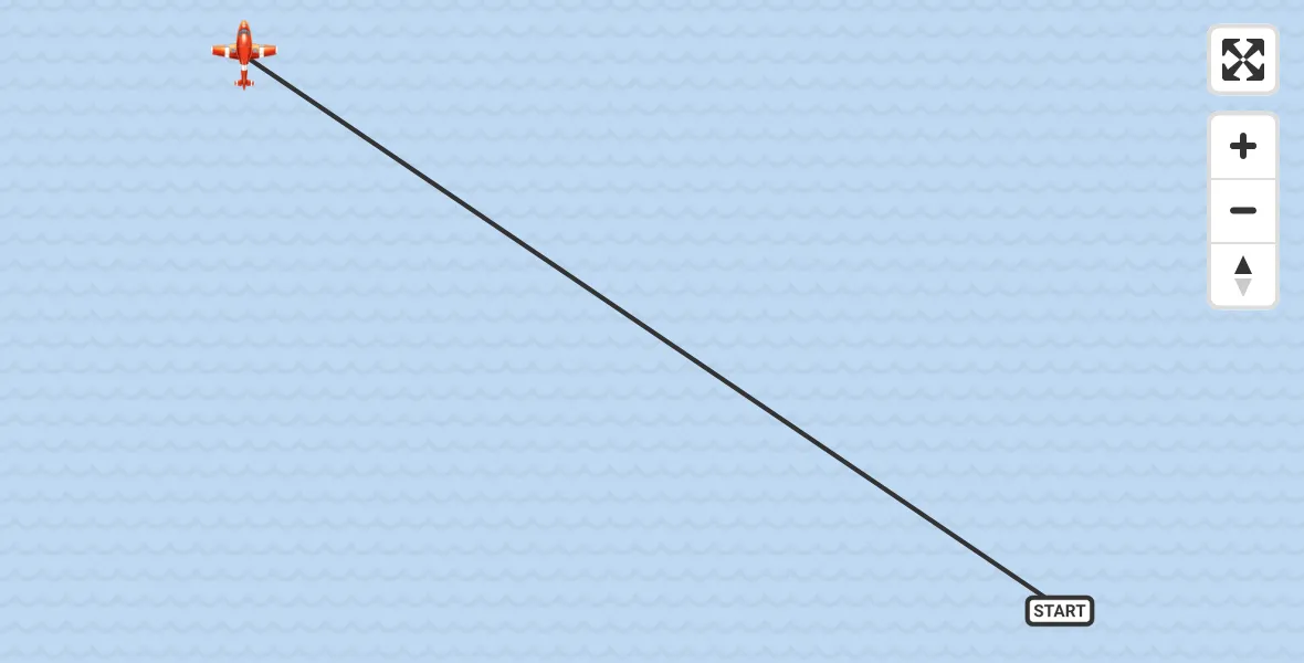 Flight route Coastguard Drone English Channel - English Channel, 27 May 2026, 08:03