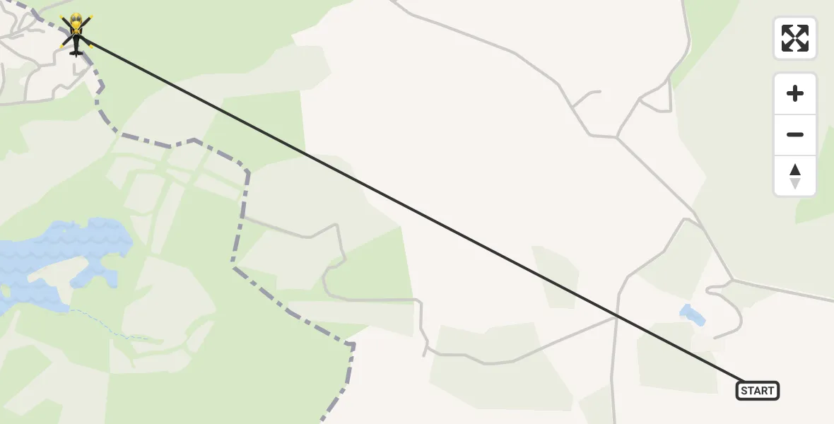 Flight route Police Helicopter Houston - Kilmacolm Golf Club, 27 May 2026, 13:10