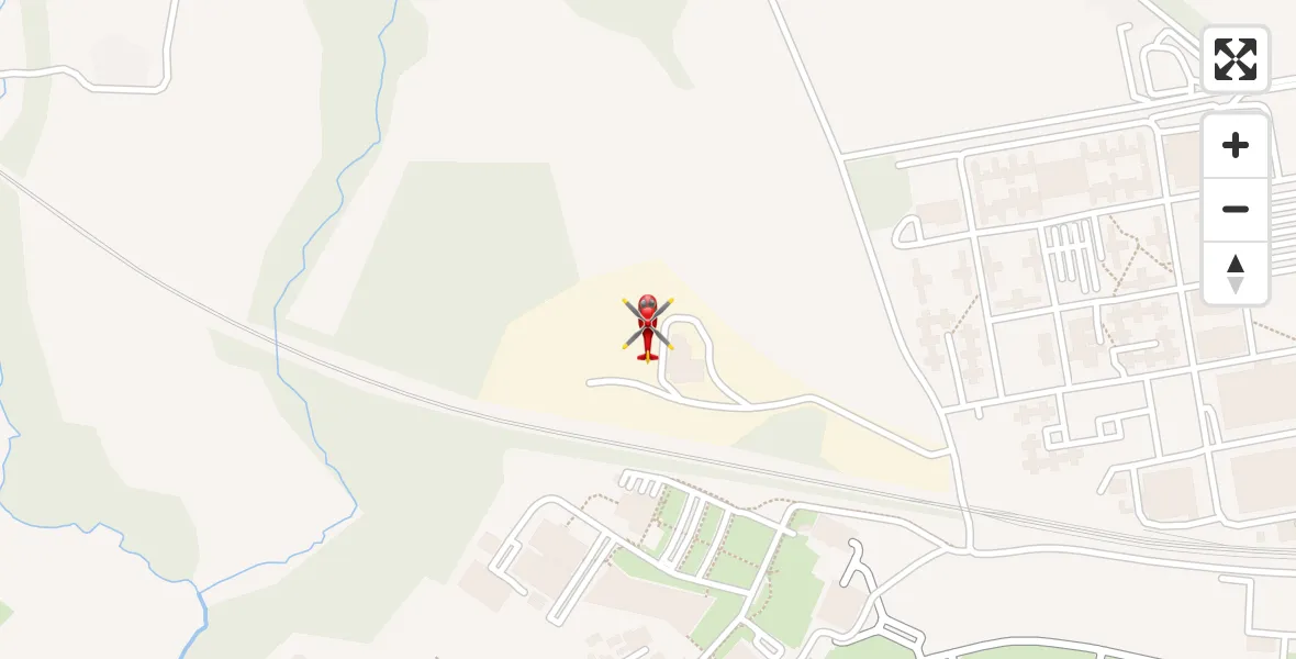 Flight route Air Ambulance Helicopter RAF Cosford - RAF Cosford, 28 May 2026, 08:41