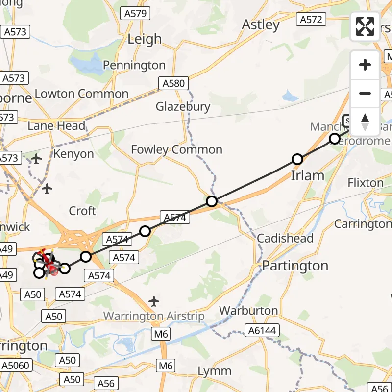 Air Ambulance Helicopter to Winwick, Radley Lane | 28 May 2026 10:41 ...