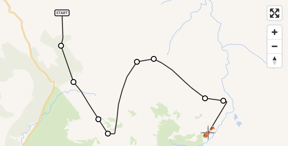Flight route Coastguard Helicopter Coire an t-Seasaich - An Glas-choire, 28 May 2026, 14:08