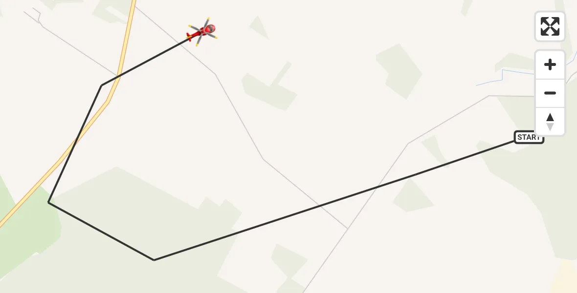 Flight route Air Ambulance Helicopter Penrith - Penrith, 29 May 2026, 16:44