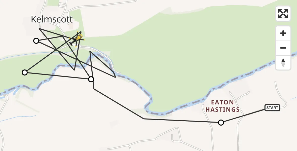 Flight route Police Helicopter Kelmscott - Kelmscott, 30 May 2026, 13:23